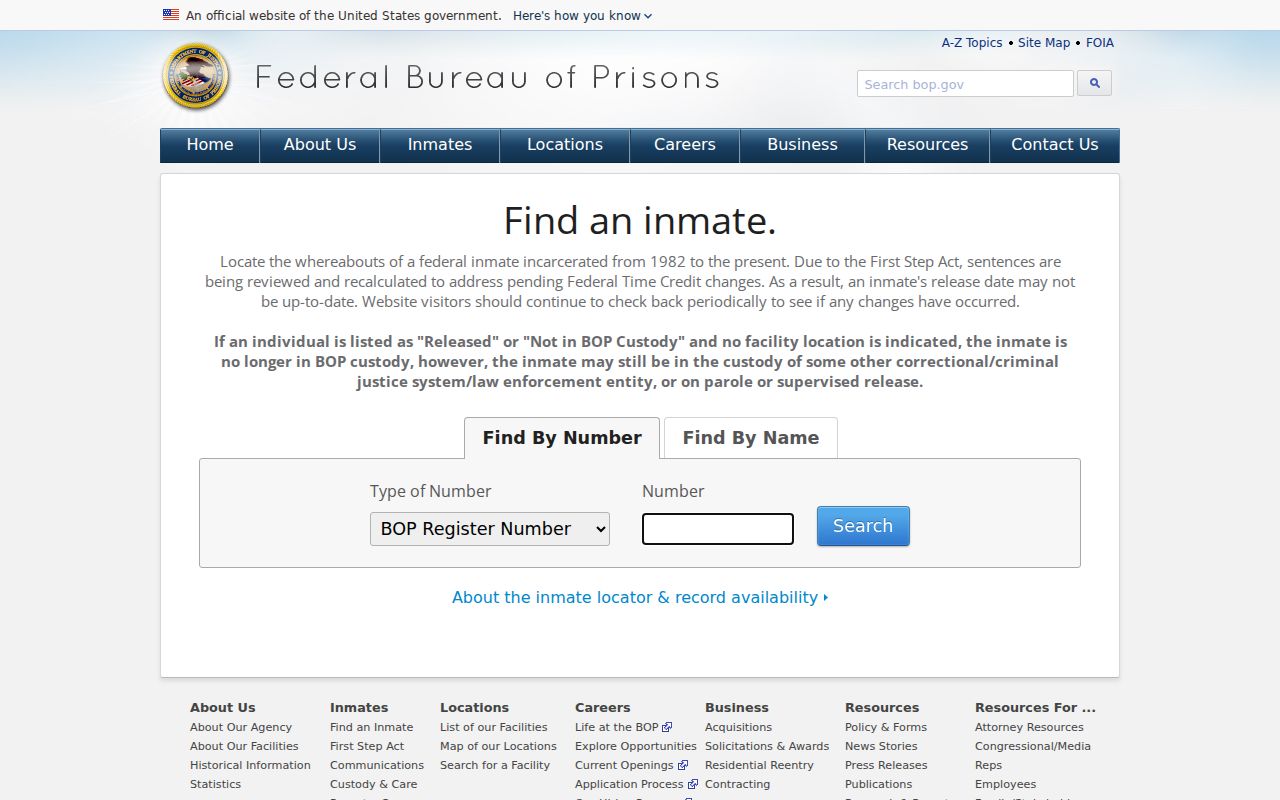 Federal inmate locator as a custody fallback beyond Houston County arrest records