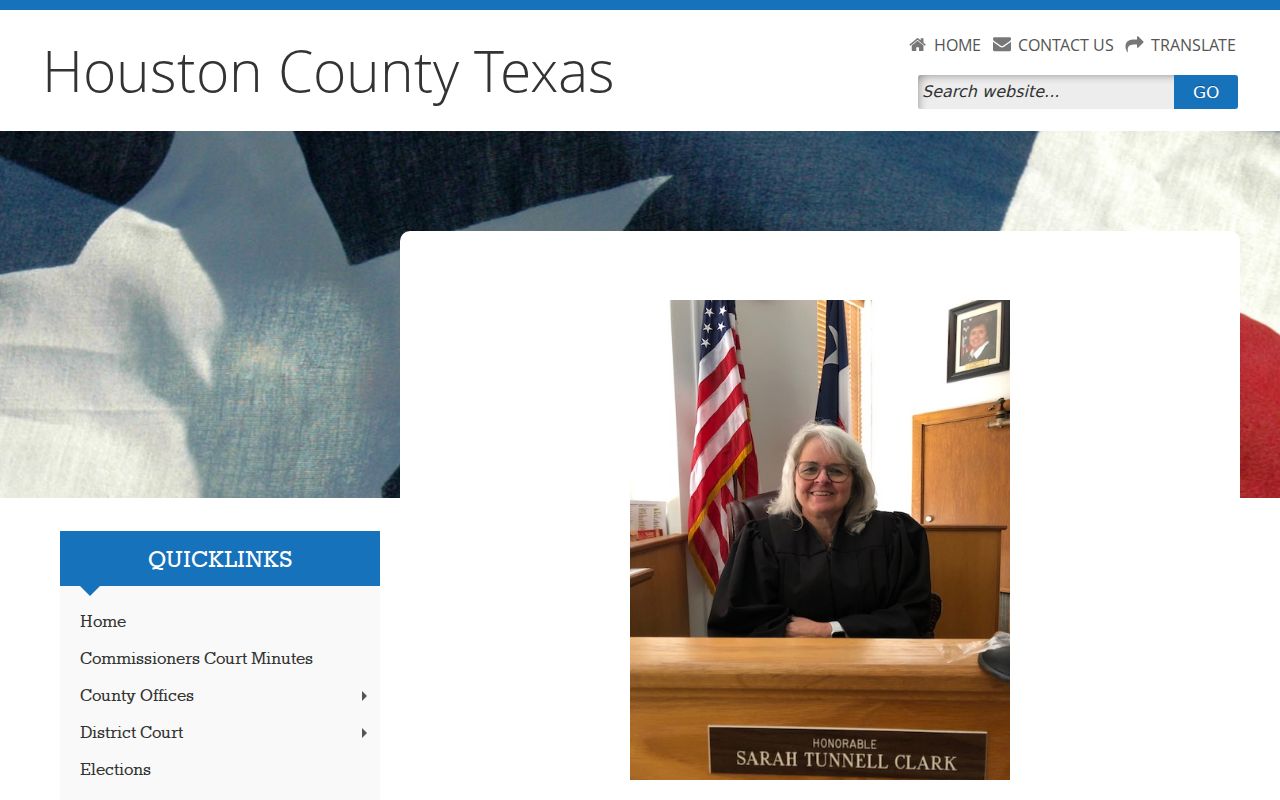 Houston County criminal court case dockets at the County Court at Law