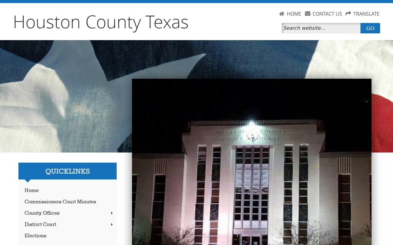 Houston County criminal history official county records gateway