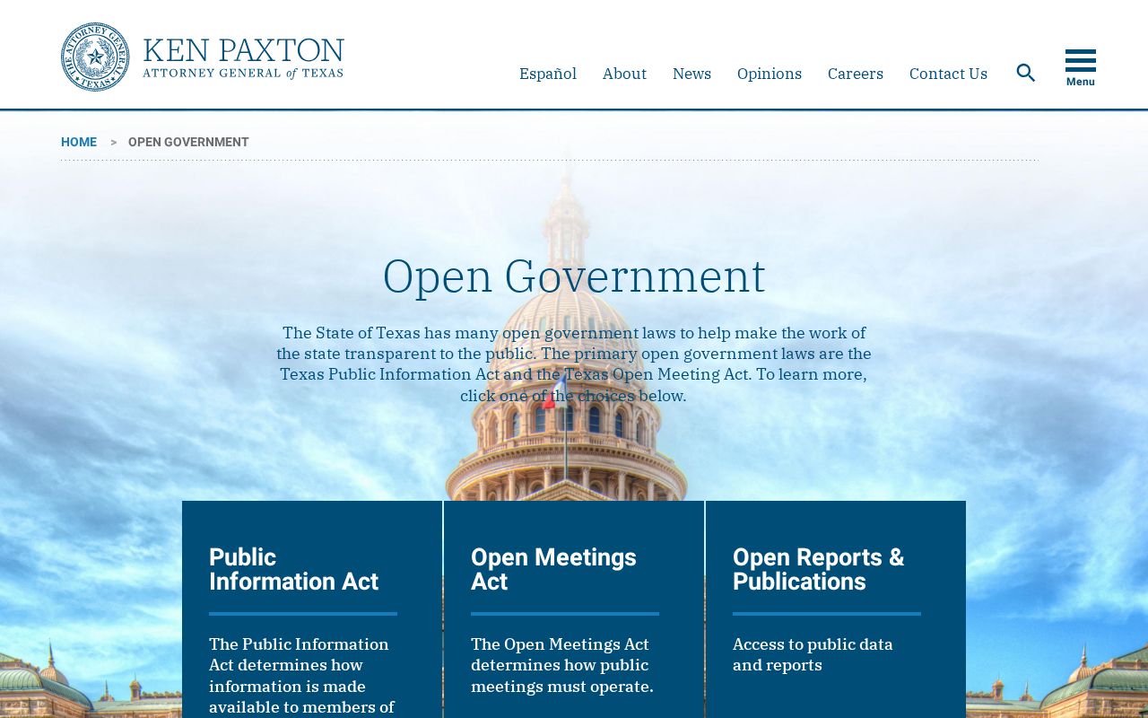 Houston County criminal records Texas open government guidance